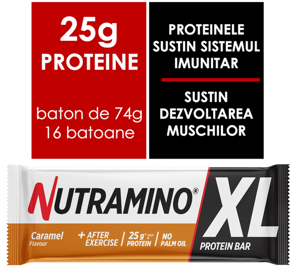 batoane proteice Nutramino XL Caramel