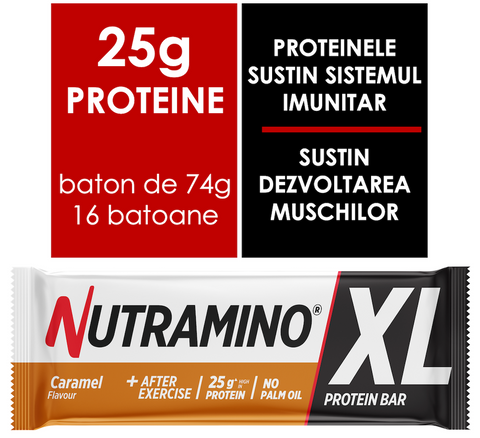 batoane proteice Nutramino XL Caramel