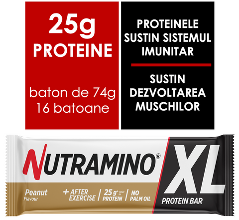 batoane proteice Nutramino XL Arahide Peanut