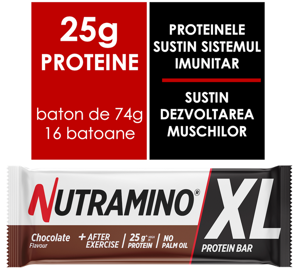 batoane proteice Nutramino XL Chocolate Ciocolata