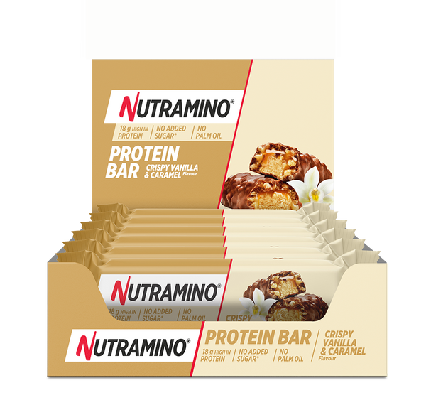Batoane proteice Nutramino Crispy Vanilla & Caramel