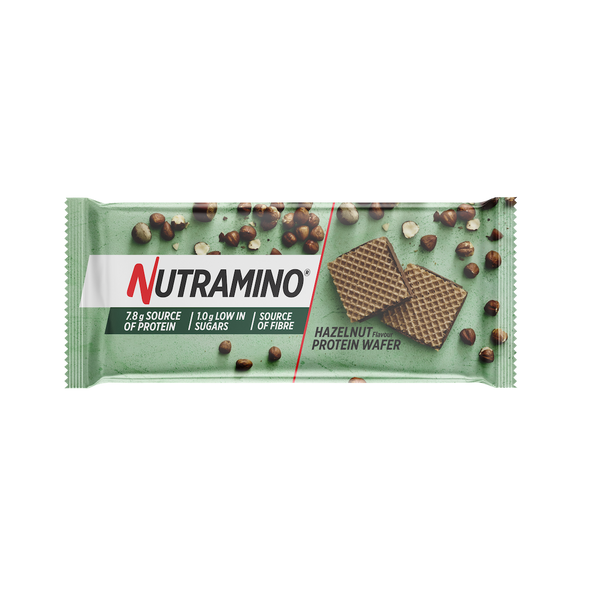 Napolitane proteice Nutramino Nutra-Go Hazelnut (aroma alune) | cutie de 12buc