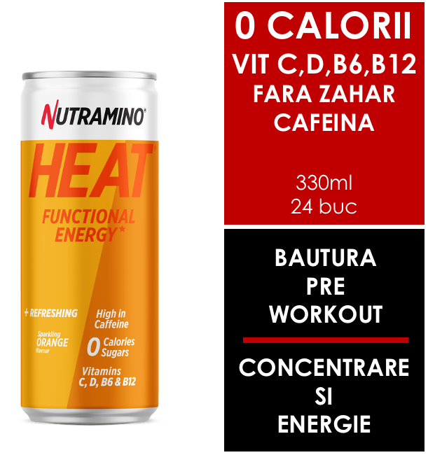 pre workout nutramino heat orange