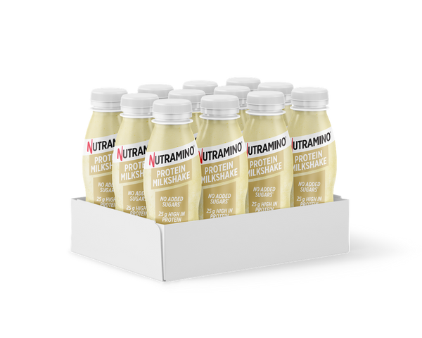 Shake proteic Nutramino fara zahar adaugat, Vanilla (aroma vanilie) | bax de 12buc