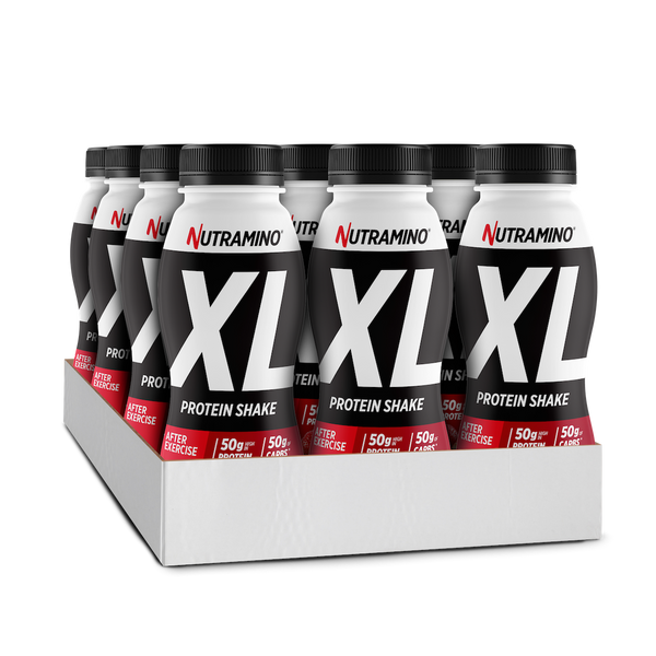 Shake proteic Nutramino XL Strawberry (aroma capsuni) | bax de 12buc