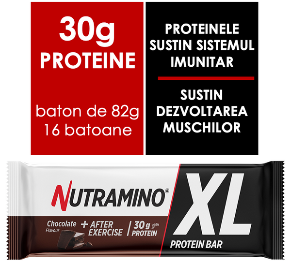 batoane proteice nutramino xl chocolate